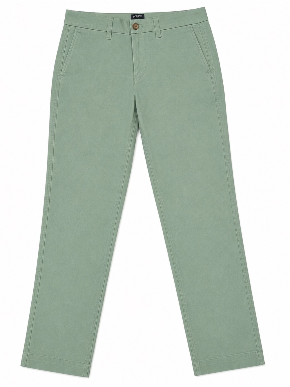 J. CREW High Rise Girlfriend Chino Pants Straight Leg Trouser Green NWT 2